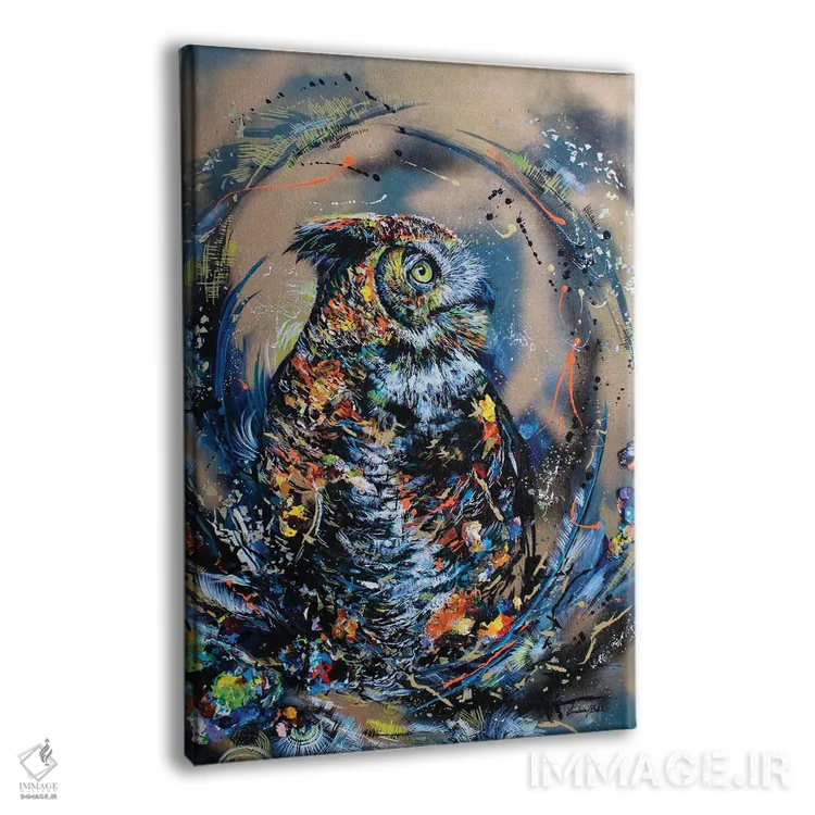 تابلو دکوراتیو بزرگ اثر لیندزی دال - نمای پرسپکتیو محصول