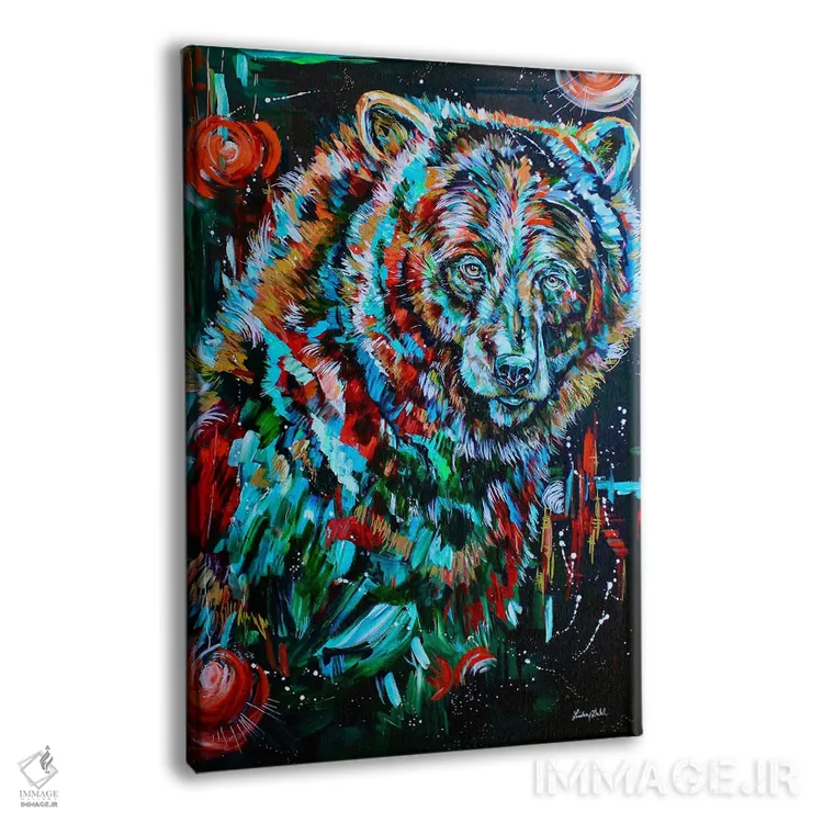 تابلو دکوراتیو کلوچه زنجبیلی اثر لیندزی دال - نمای پرسپکتیو محصول