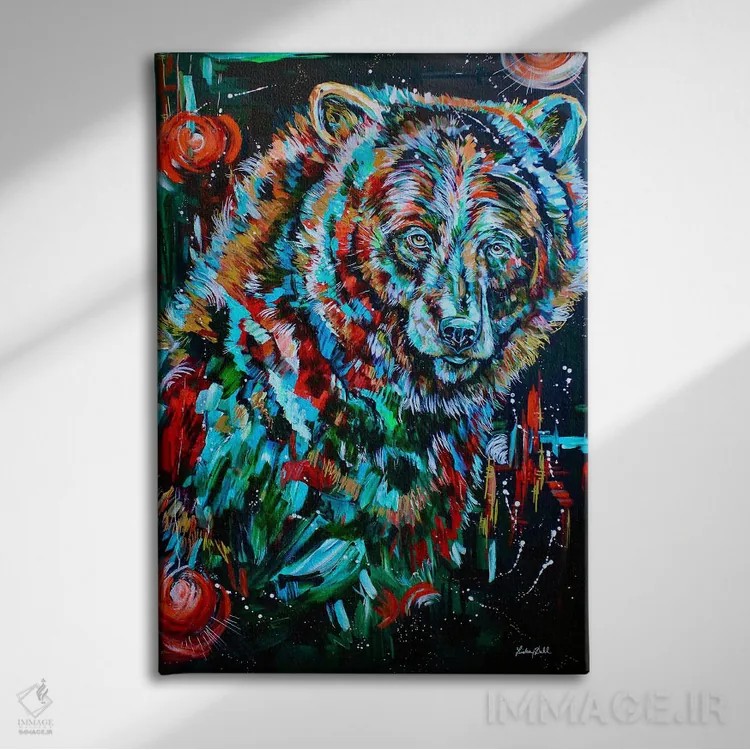 تابلو دکوراتیو کلوچه زنجبیلی اثر لیندزی دال - نمای روبهرو روی دیوار