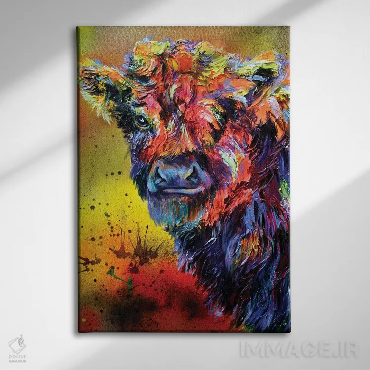 تابلو دکوراتیو فازی وازی اثر لیندزی دال - نمای روبهرو روی دیوار