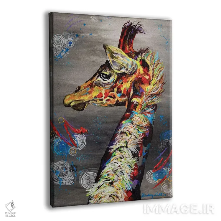 تابلو دکوراتیو آوریل اثر لیندزی دال - نمای پرسپکتیو محصول