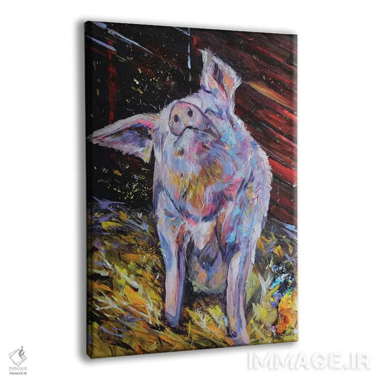 تابلو دکوراتیو روز درو اثر لیندزی دال - نمای پرسپکتیو محصول