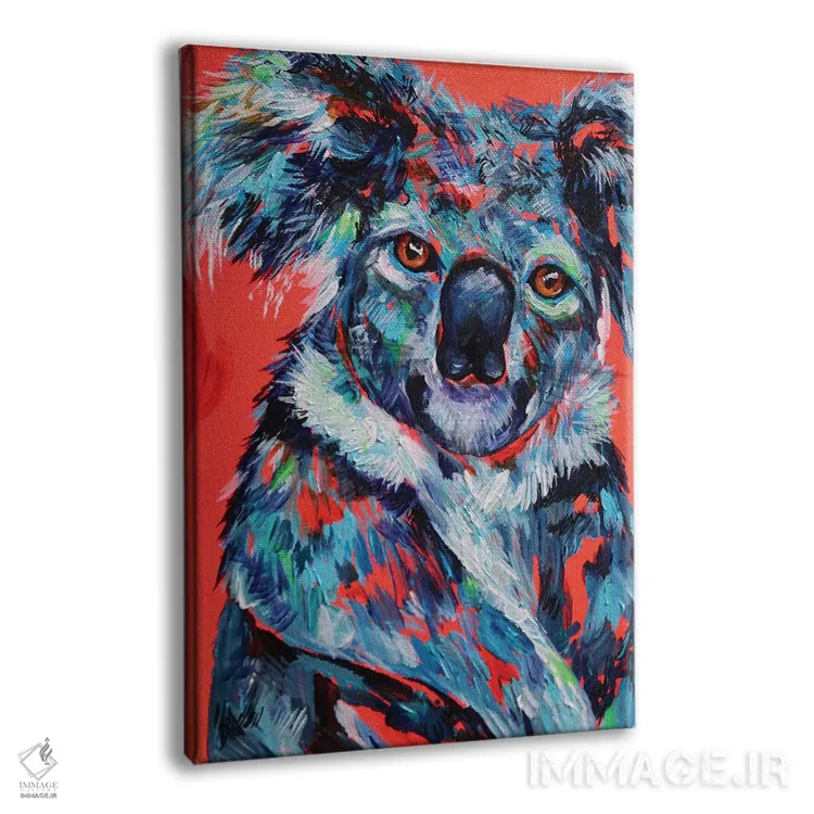 تابلو دکوراتیو کوالا اثر لیندزی دال - نمای پرسپکتیو محصول