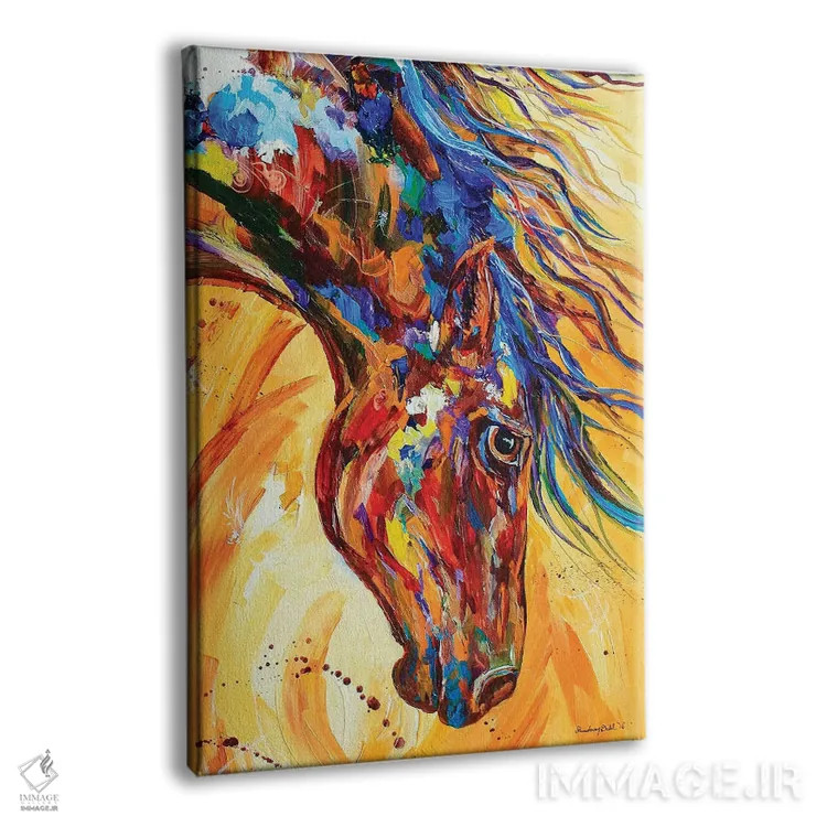 تابلو دکوراتیو جذابیت یال اثر لیندزی دال - نمای پرسپکتیو محصول