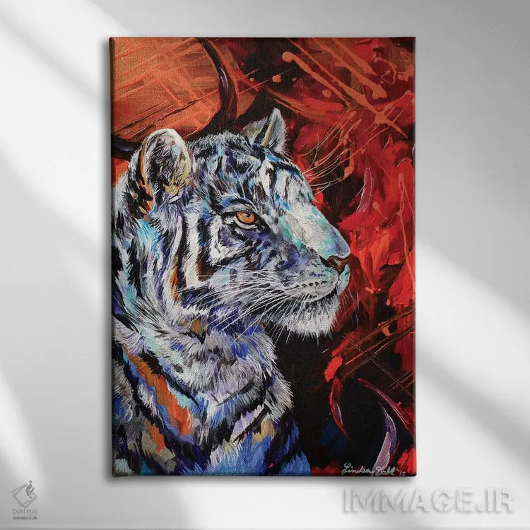 تابلو دکوراتیو راجا اثر لیندزی دال - نمای روبهرو روی دیوار