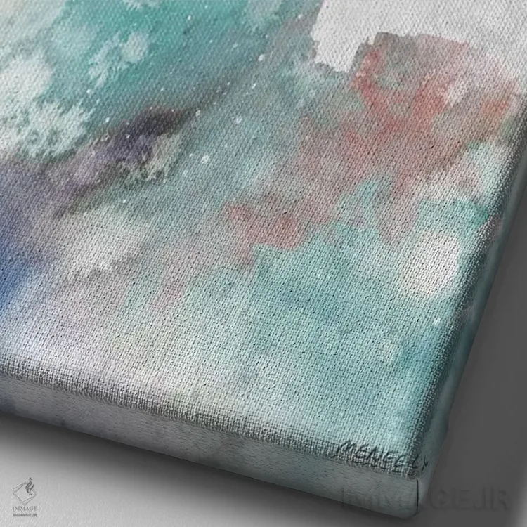 تابلو دکوراتیو امپراتوری اثر دن منیلی - نمای نزدیک بافت بوم