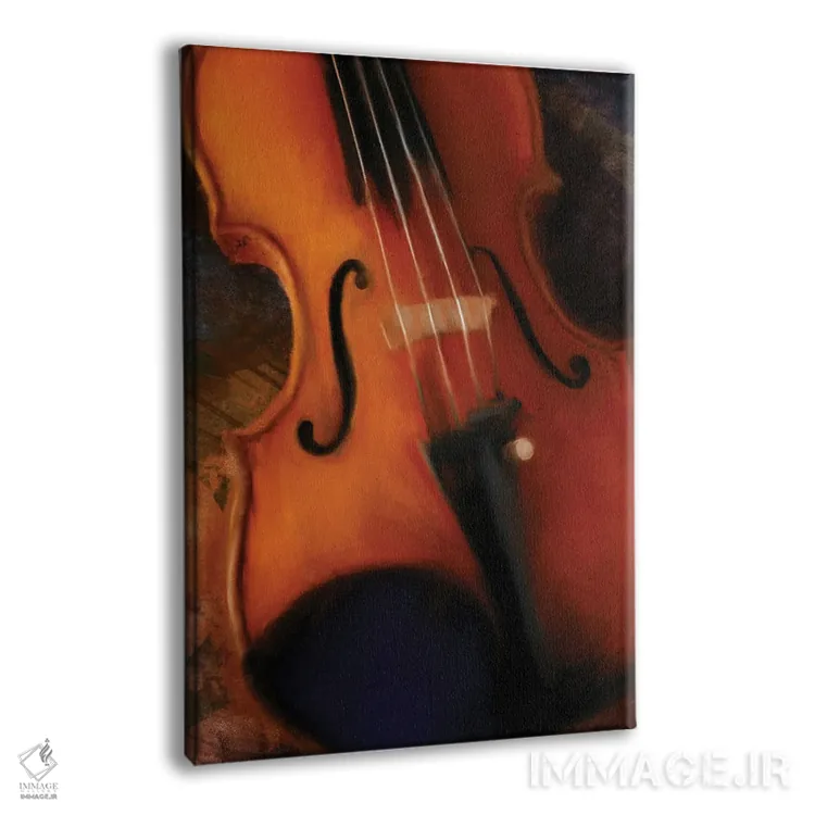 تابلو دکوراتیو ویولن اثر دن منیلی - نمای پرسپکتیو محصول