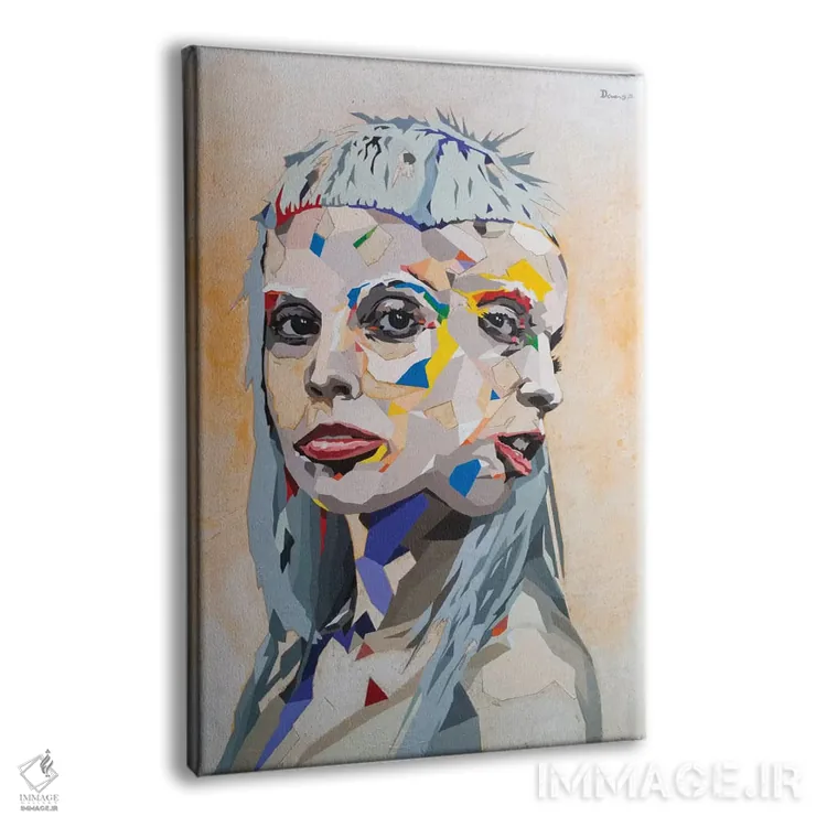 تابلو دکوراتیو تو رو خیلی عجیب می بینم اثر داز - نمای پرسپکتیو محصول