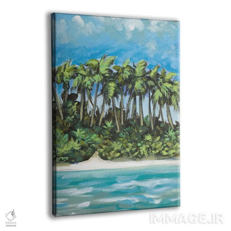 تابلو دکوراتیو فرار ساحلی II اثر دن منیلی - نمای پرسپکتیو محصول