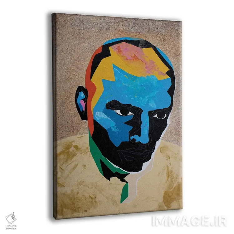 تابلو دکوراتیو مطالعه ای برای پرتره I اثر داز - نمای پرسپکتیو محصول