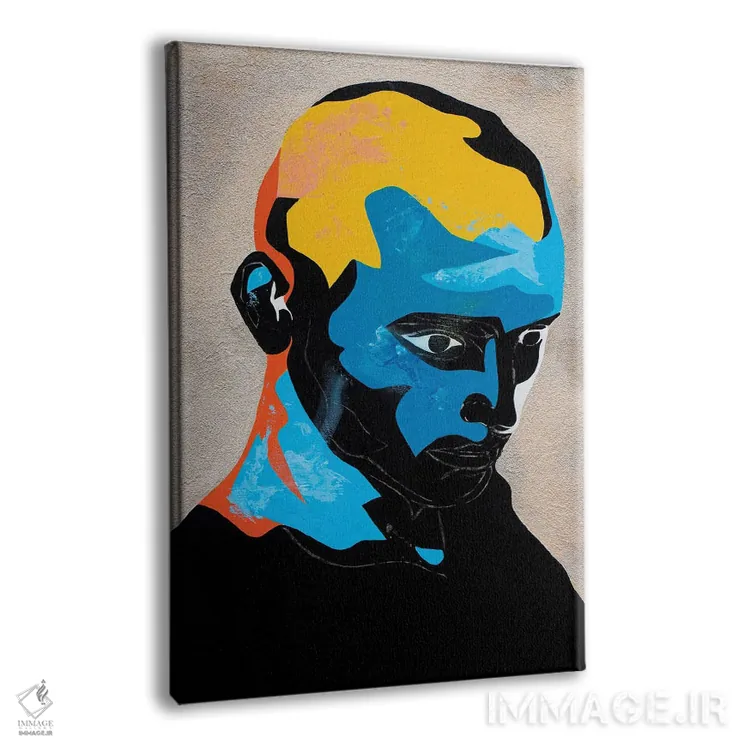 تابلو دکوراتیو مطالعه ای برای پرتره IV اثر داز - نمای پرسپکتیو محصول