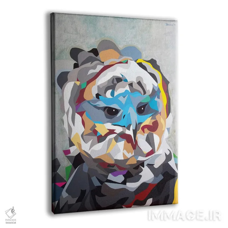 تابلو دکوراتیو هارپی اثر داز - نمای پرسپکتیو محصول