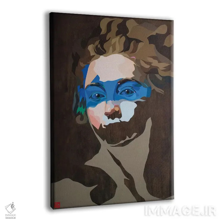 تابلو دکوراتیو فقط تو را می بینم اثر داز - نمای پرسپکتیو محصول