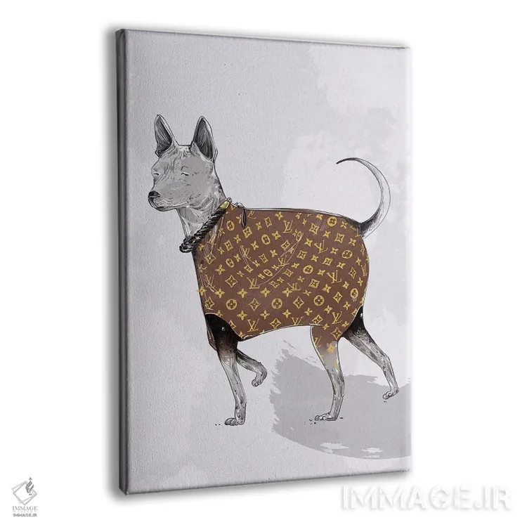 تابلو دکوراتیو ال وی اثر امبر دی - نمای پرسپکتیو محصول