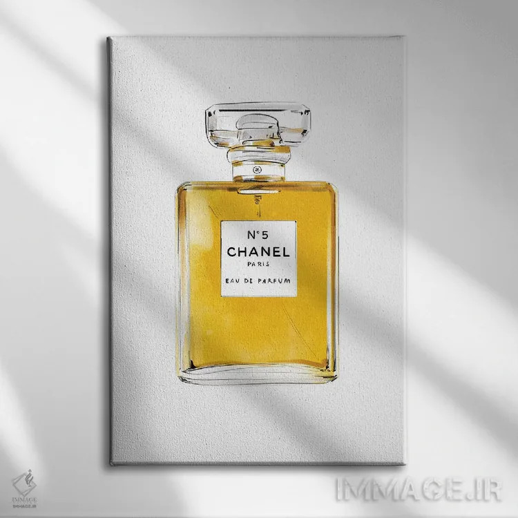 تابلو دکوراتیو شماره ۵ اثر امبر دی - نمای روبهرو روی دیوار