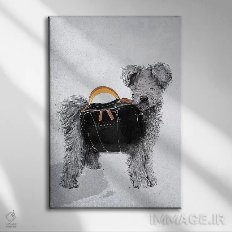 تابلو دکوراتیو مارنی اثر امبر دی - نمای روبهرو روی دیوار