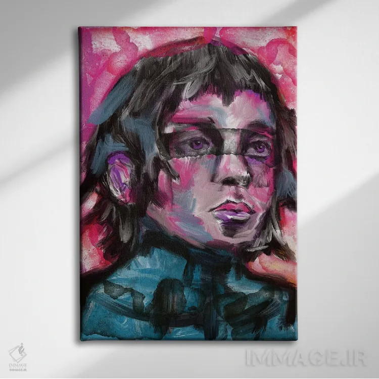 تابلو دکوراتیو شجاعت اثر دائو زد - نمای روبهرو روی دیوار