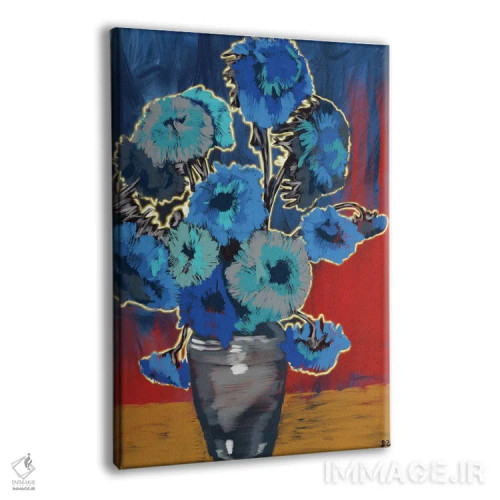 تابلو دکوراتیو گل شب اثر دائو زد - نمای پرسپکتیو محصول