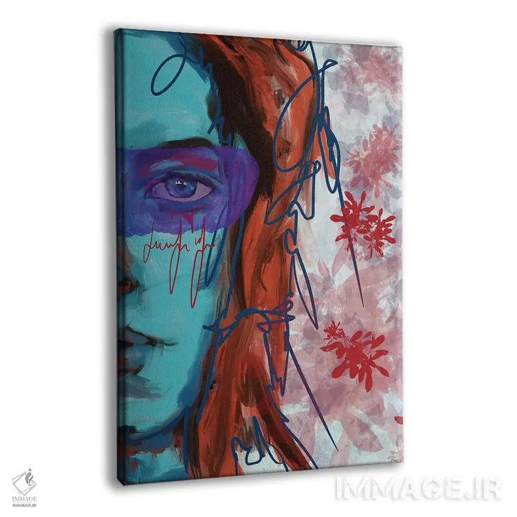 تابلو دکوراتیو صبر اثر دائو زد - نمای پرسپکتیو محصول