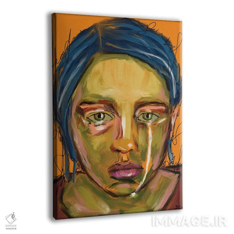 تابلو دکوراتیو صمیمیت/صداقت اثر دائو زد - نمای پرسپکتیو محصول