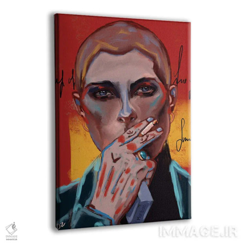 تابلو دکوراتیو خونسردی اثر دائو زد - نمای پرسپکتیو محصول