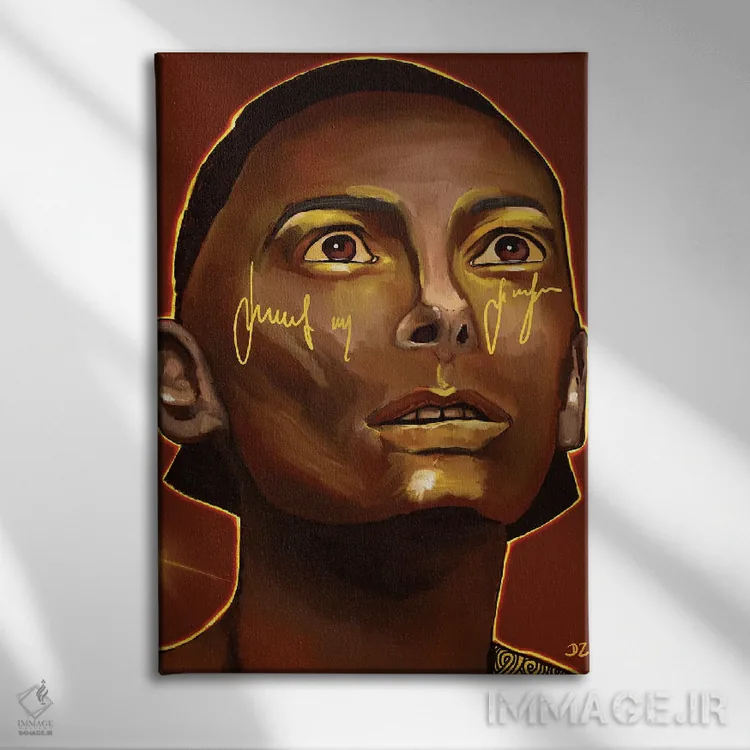 تابلو دکوراتیو طعنه/کنایه اثر دائو زد - نمای روبهرو روی دیوار