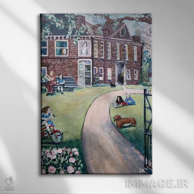 تابلو دکوراتیو پارک میلیج اثر دبورا ایو آلاسترا - نمای روبهرو روی دیوار