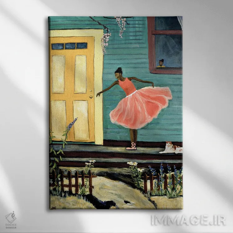 تابلو دکوراتیو در خانه اثر دبورا ایو آلاسترا - نمای روبهرو روی دیوار