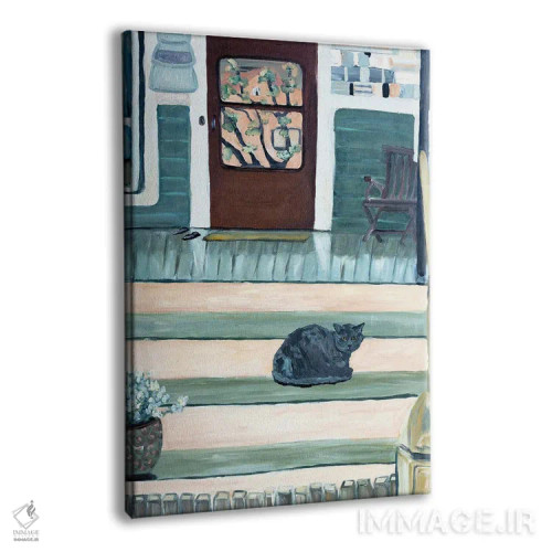 تابلو دکوراتیو عصر روی ایوان اثر دبورا ایو آلاسترا - نمای پرسپکتیو محصول