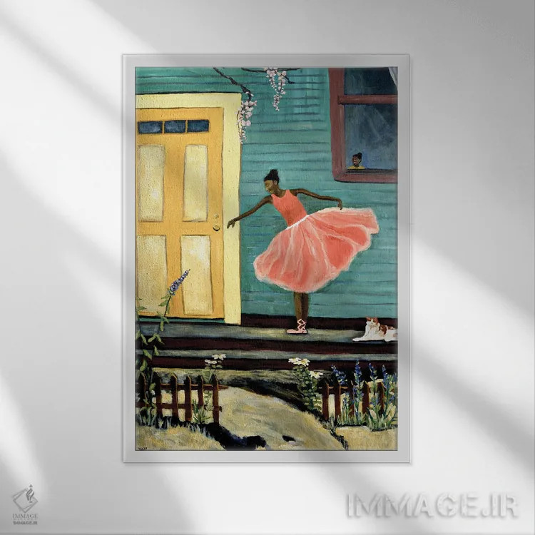 تابلو دکوراتیو در خانه اثر دبورا ایو آلاسترا - نمای قابدار سفید