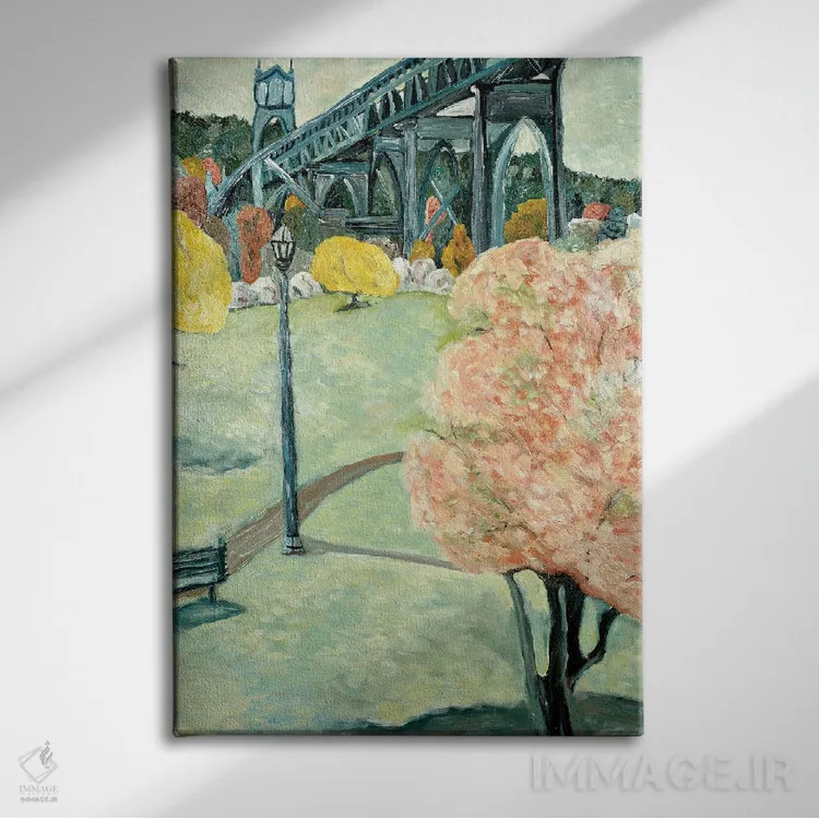 تابلو دکوراتیو پارک کاتدرال اثر دبورا ایو آلاسترا - نمای روبهرو روی دیوار