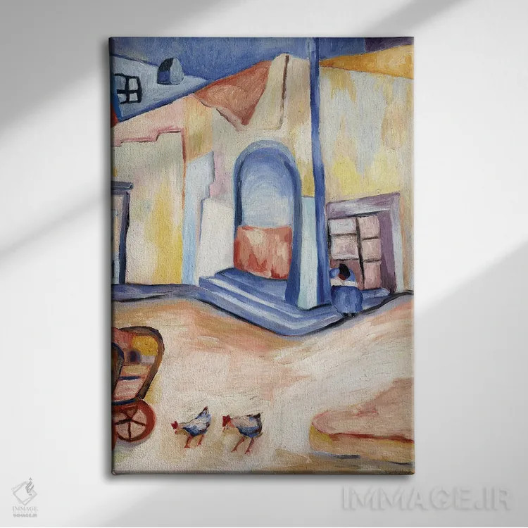 تابلو دکوراتیو گوشه خیابان گواناخواتو اثر دبورا ایو آلاسترا - نمای روبهرو روی دیوار