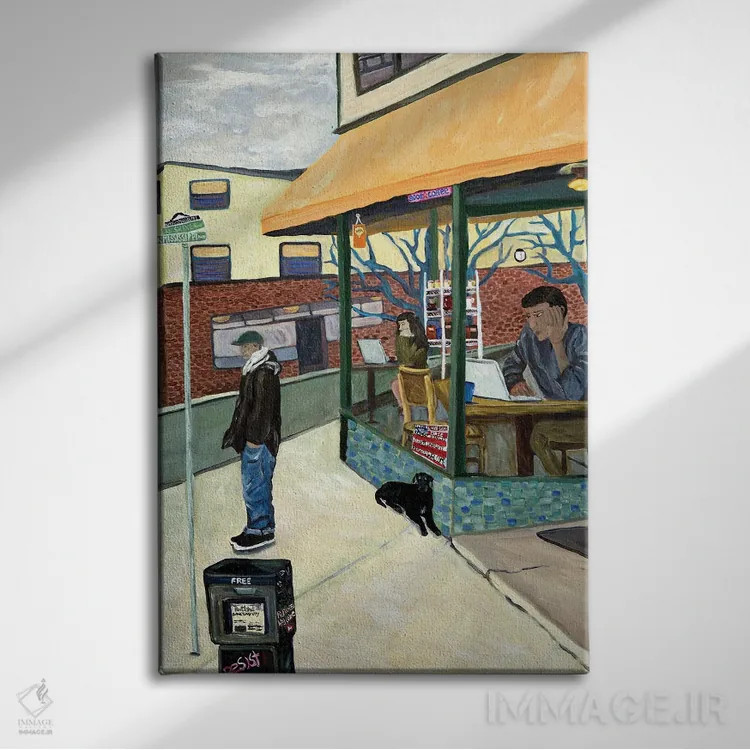 تابلو دکوراتیو شمال پورتلند اثر دبورا ایو آلاسترا - نمای روبهرو روی دیوار