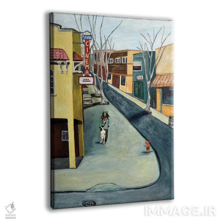 تابلو دکوراتیو زمستان سنت جانز اثر دبورا ایو آلاسترا - نمای پرسپکتیو محصول