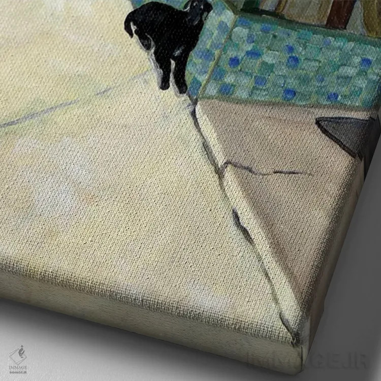 تابلو دکوراتیو شمال پورتلند اثر دبورا ایو آلاسترا - نمای نزدیک بافت بوم