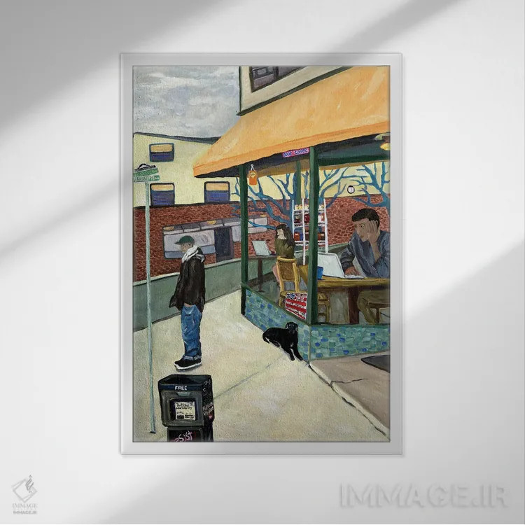 تابلو دکوراتیو شمال پورتلند اثر دبورا ایو آلاسترا - نمای قابدار سفید