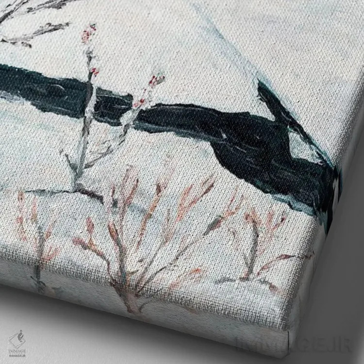 تابلو دکوراتیو گربه ها روی خیابان ۶۷ام اثر دبورا ایو آلاسترا - نمای نزدیک بافت بوم