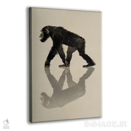 تابلو دکوراتیو شمپانزه اثر دیتر براون - نمای پرسپکتیو محصول