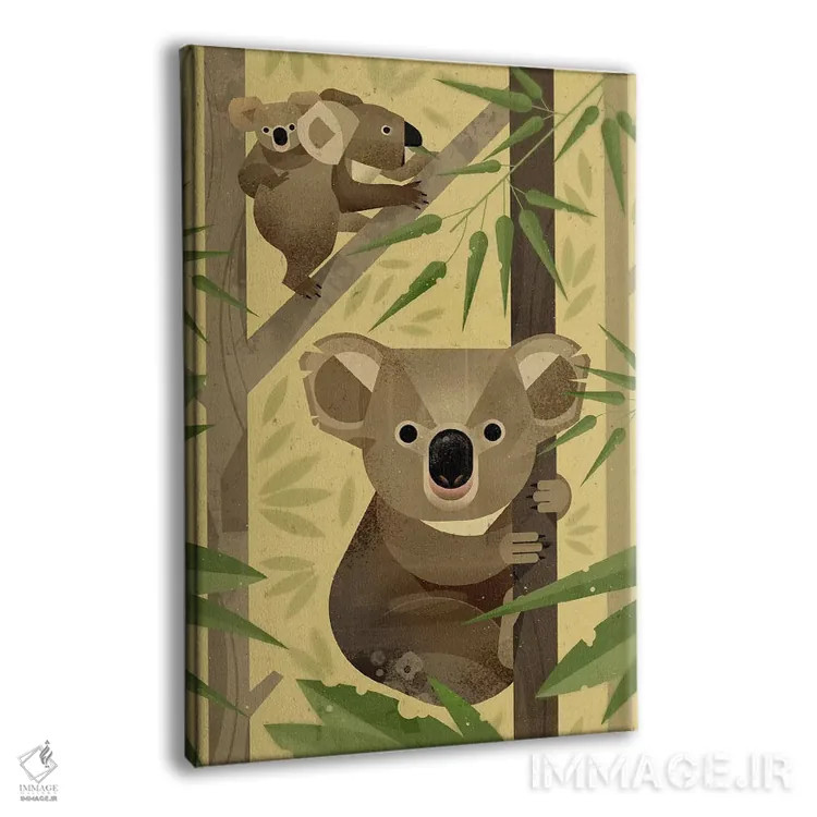 تابلو دکوراتیو کوآلا اثر دیتر براون - نمای پرسپکتیو محصول