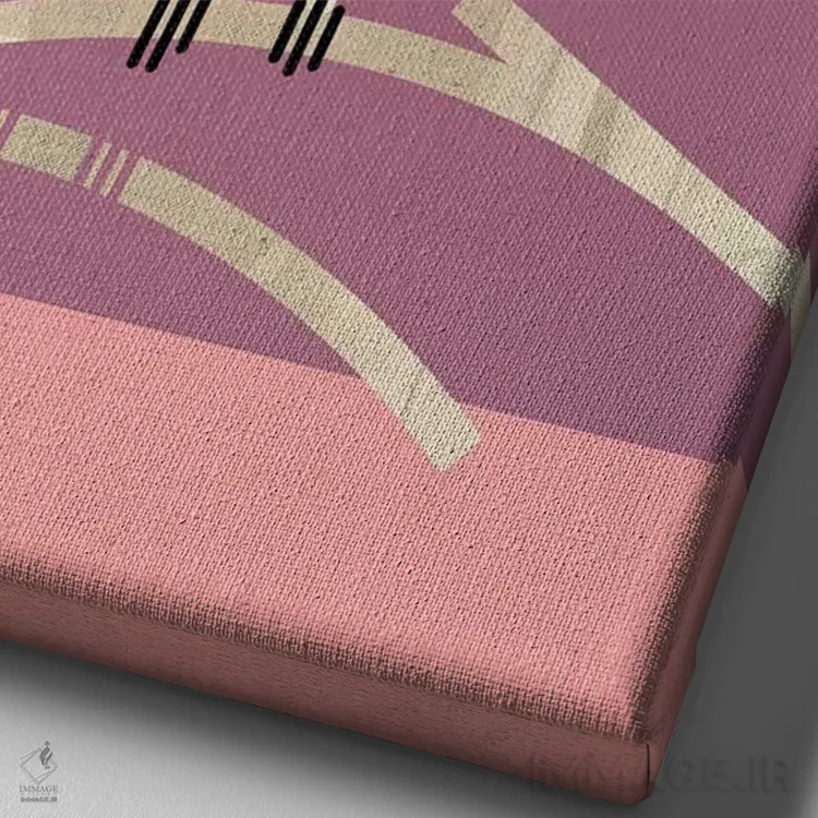 تابلو مدرن مرغ ماهی خوار اثر دیتر براون - نمای نزدیک بافت بوم