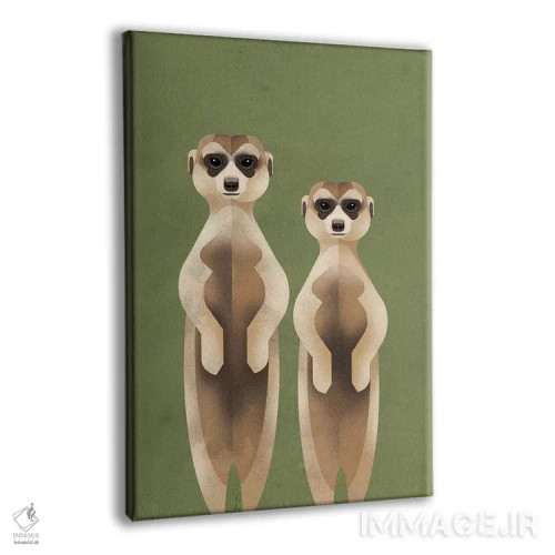 تابلو دکوراتیو میرکت ها اثر دیتر براون - نمای پرسپکتیو محصول