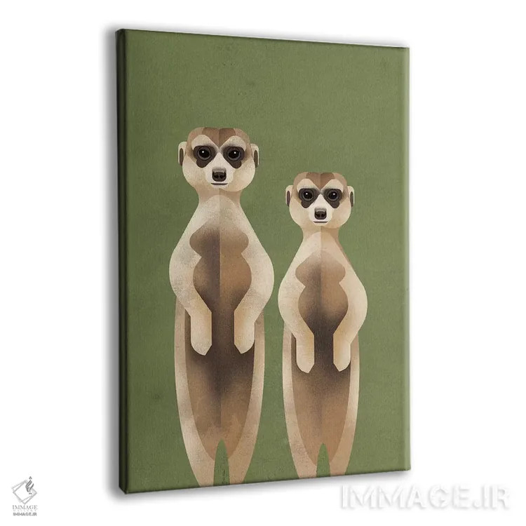 تابلو دکوراتیو میرکت ها اثر دیتر براون - نمای پرسپکتیو محصول