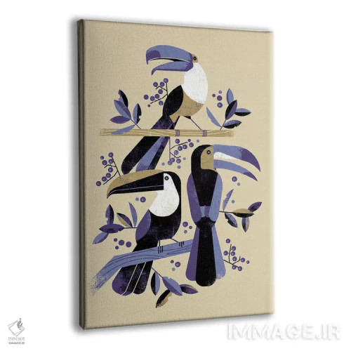 تابلو دکوراتیو توقان ها اثر دیتر براون - نمای پرسپکتیو محصول