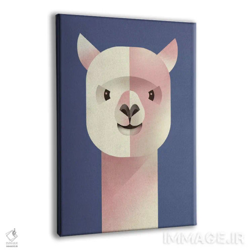 تابلو دکوراتیو آلپاکا اثر دیتر براون - نمای پرسپکتیو محصول
