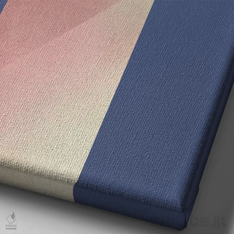 تابلو دکوراتیو آلپاکا اثر دیتر براون - نمای نزدیک بافت بوم