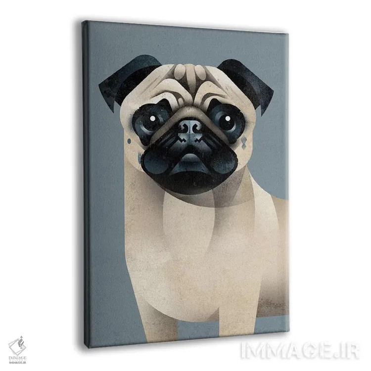 تابلو دکوراتیو پاگ اثر دیتر براون - نمای پرسپکتیو محصول