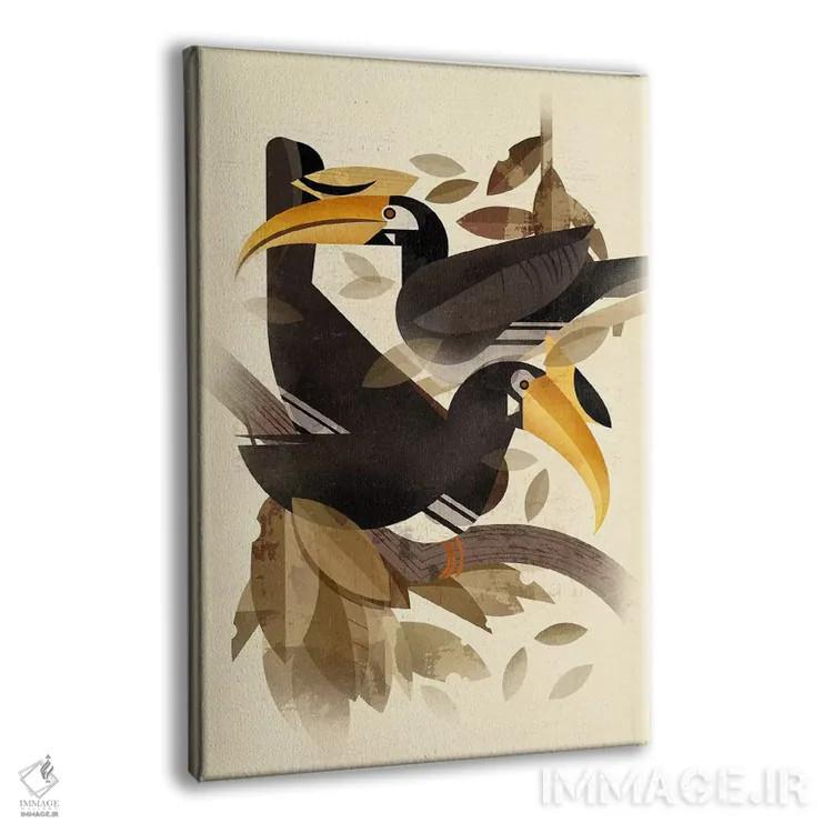 تابلو دکوراتیو نوک شاخ ها اثر دیتر براون - نمای پرسپکتیو محصول