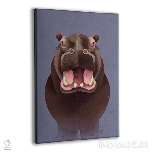 تابلو دکوراتیو اسب آبی اثر دیتر براون - نمای پرسپکتیو محصول