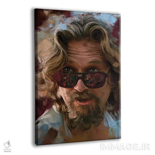 تابلو دکوراتیو لبووسکی اثر دمیتری بلف - نمای پرسپکتیو محصول