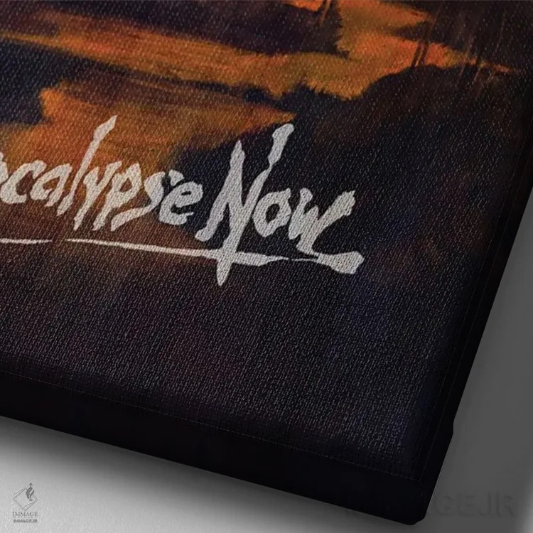 تابلو دکوراتیو اینک آخرالزمان اثر دمیتری بلف - نمای نزدیک بافت بوم